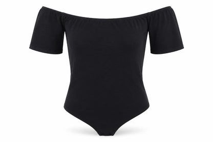Womens UK Size 4 Missguided One-Piece Black Bodysuit