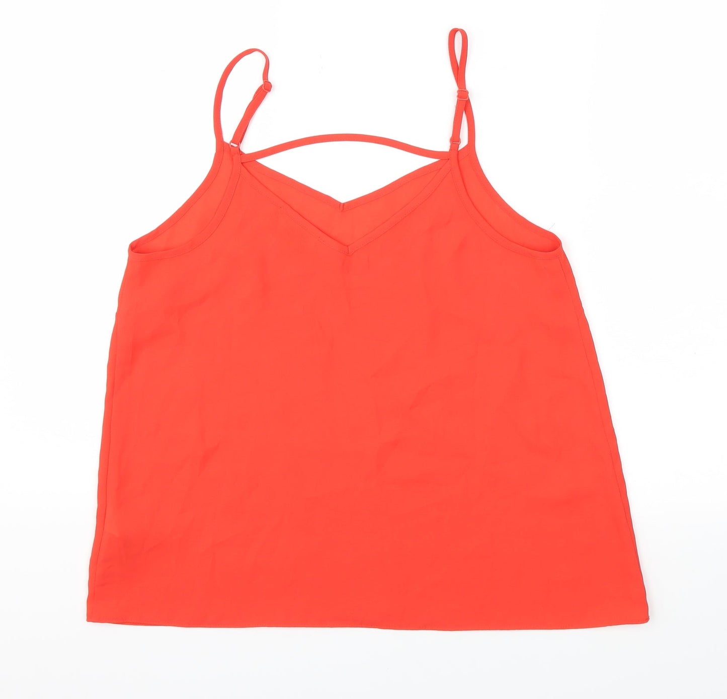 Primark Womens Red   Camisole Blouse Size 10
