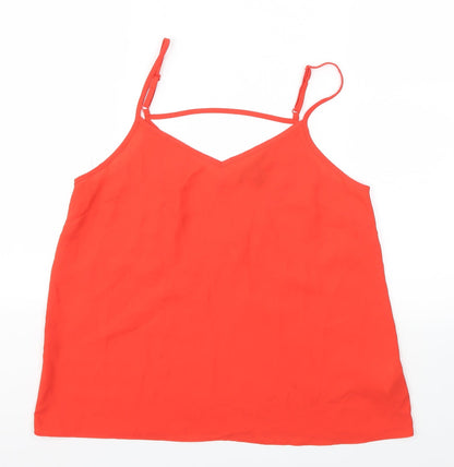 Primark Womens Red   Camisole Blouse Size 10