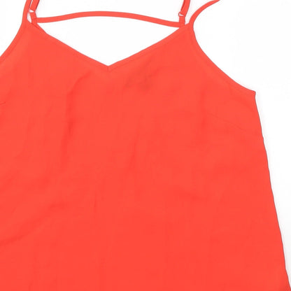 Primark Womens Red   Camisole Blouse Size 10