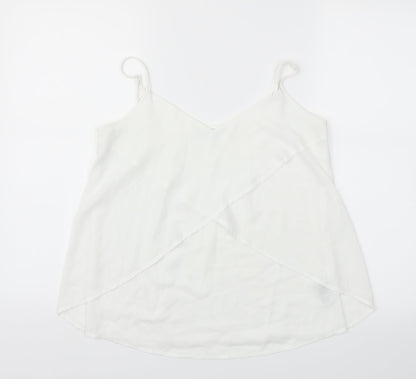 Miss Selfridge Womens White   Basic Blouse Size 6