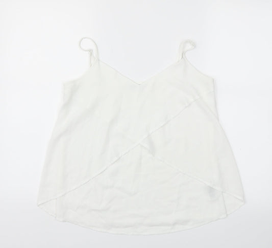 Miss Selfridge Womens White   Basic Blouse Size 6
