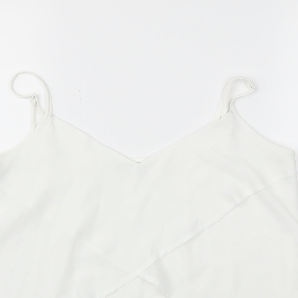 Miss Selfridge Womens White   Basic Blouse Size 6