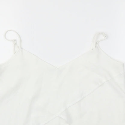 Miss Selfridge Womens White   Basic Blouse Size 6