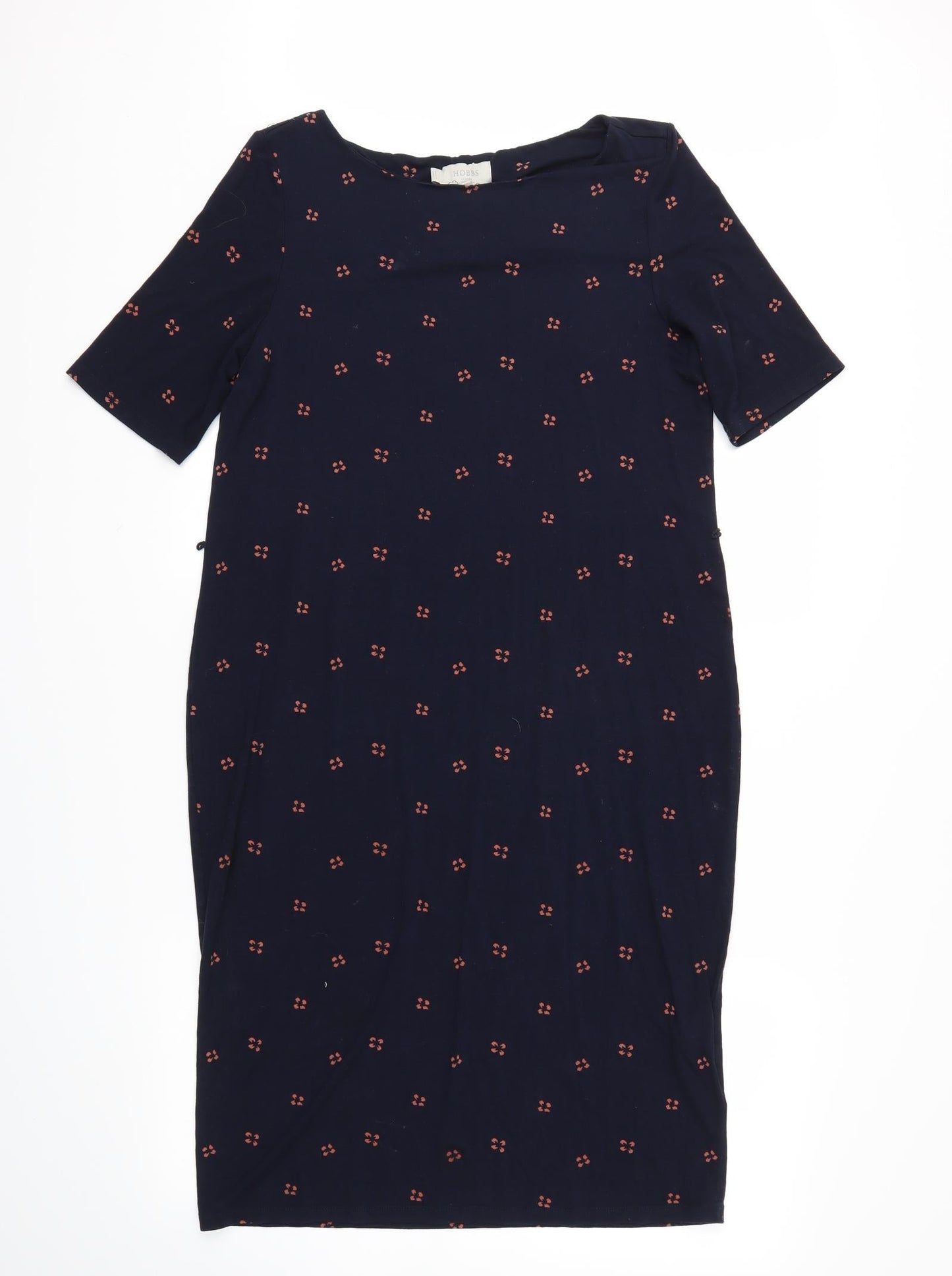HOBS  Womens Blue Floral  Fit & Flare  Size 12