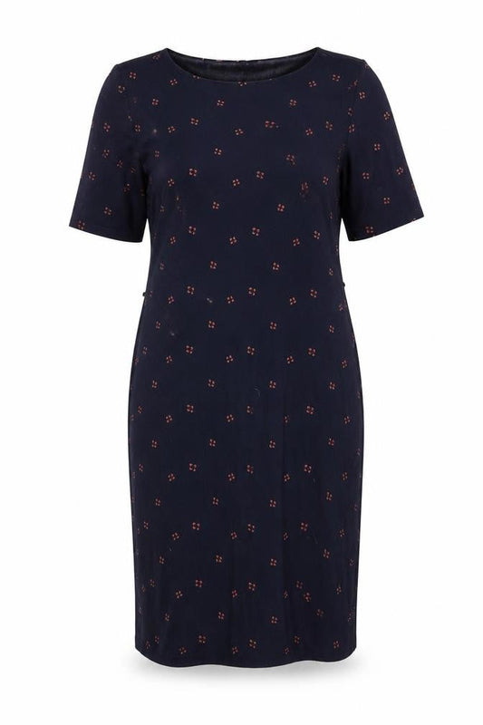 HOBS  Womens Blue Floral  Fit & Flare  Size 12