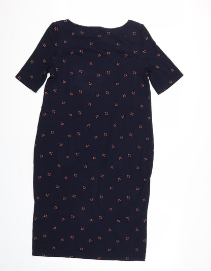 HOBS  Womens Blue Floral  Fit & Flare  Size 12