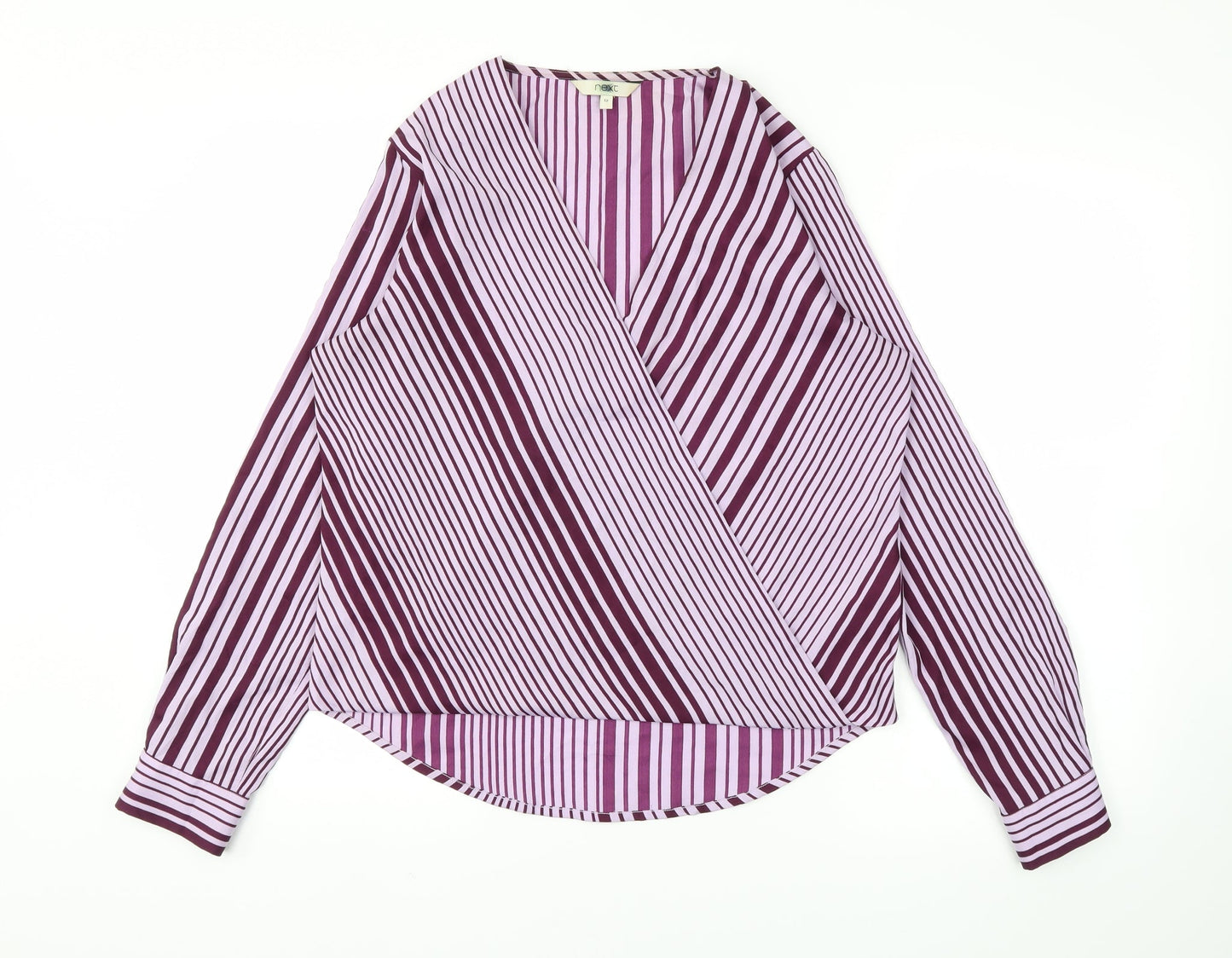 Womens UK Size 12 Next Purple Basic Blouse
