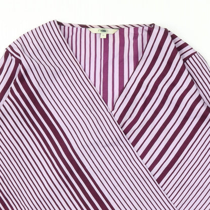 Womens UK Size 12 Next Purple Basic Blouse