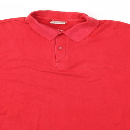 COTTON CLASSICS  Mens Red    Polo Size L