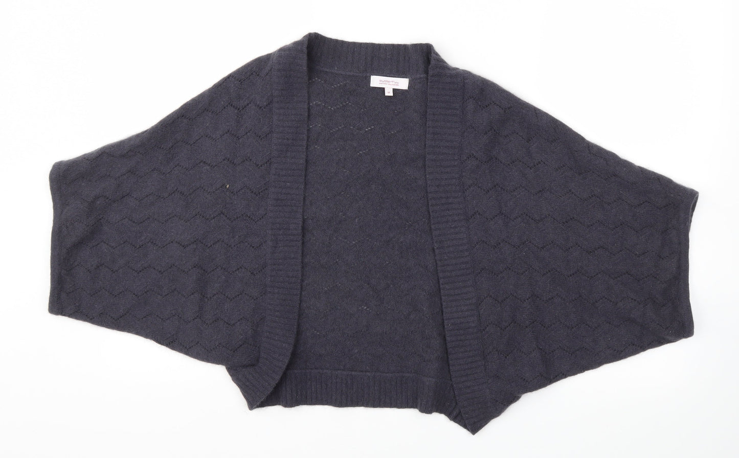 Butterfly Womens Grey   Cardigan Jumper Size M