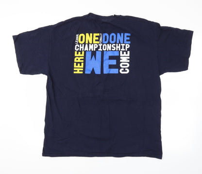Mens UK Size XL Fruit of the Loom Blue  T-Shirt