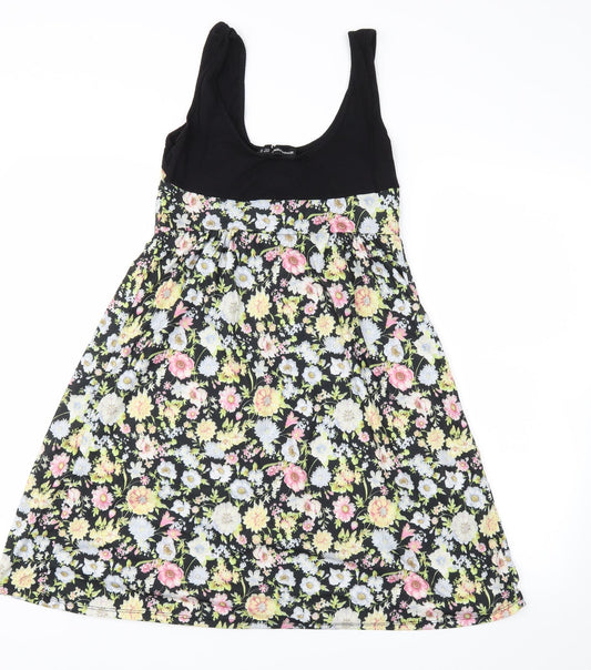 Primark Womens Multicoloured Floral  Fit & Flare  Size 10