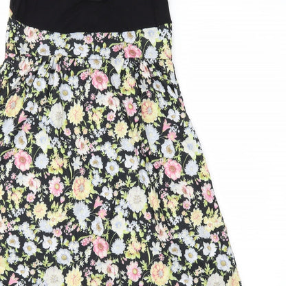 Primark Womens Multicoloured Floral  Fit & Flare  Size 10