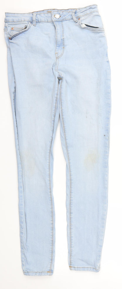 denim&co Womens Blue   Skinny Jeans Size 14 L28 in