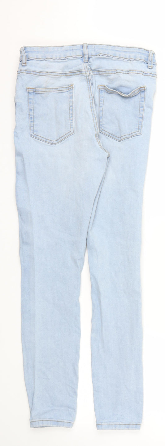 denim&co Womens Blue   Skinny Jeans Size 14 L28 in