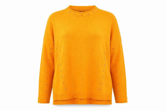 Star Womens Orange   Pullover Jumper Size 14