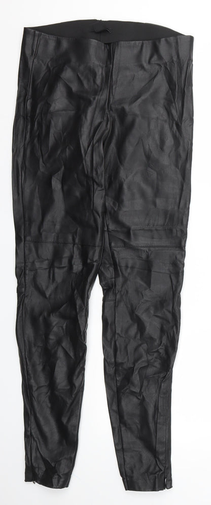 Womens UK Size 10 H&M Regular Fit Jegging Black Trousers