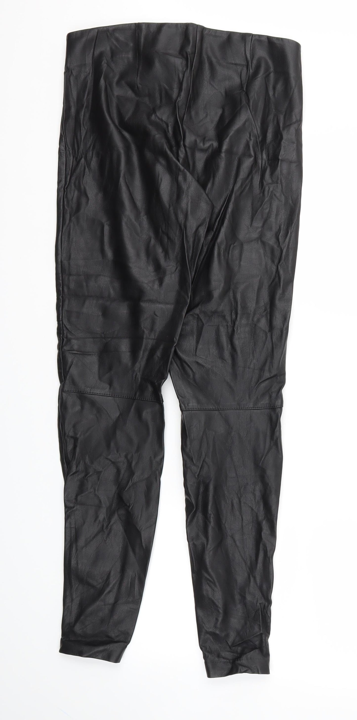 Womens UK Size 10 H&M Regular Fit Jegging Black Trousers