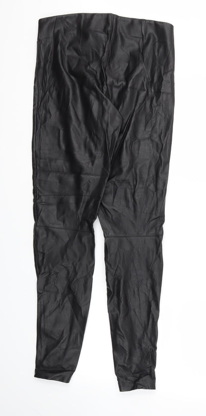 Womens UK Size 10 H&M Regular Fit Jegging Black Trousers