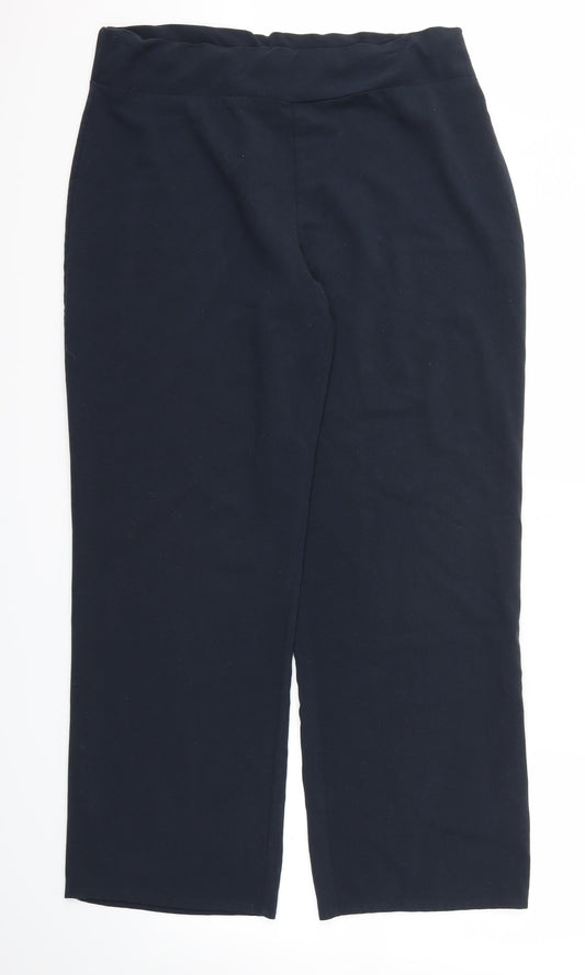 Autonomy Womens Blue   Trousers  Size 16 L29 in - Stretch waistband