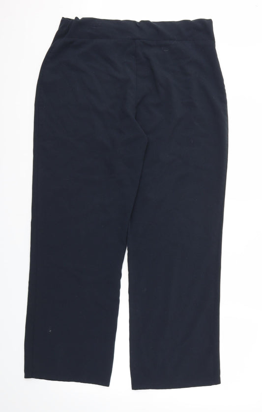 Autonomy Womens Blue   Trousers  Size 16 L29 in - Stretch waistband