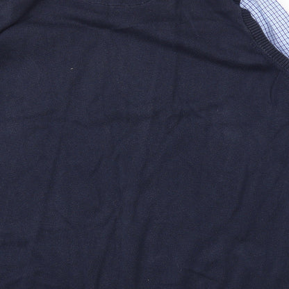 Easy Mens Blue Check   Polo Size 2XL