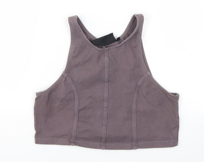 Couture Womens Purple   Basic T-Shirt Size M