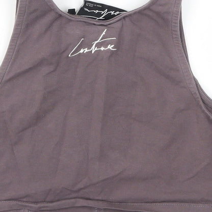Couture Womens Purple   Basic T-Shirt Size M