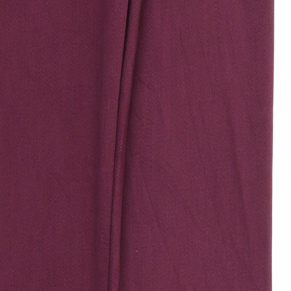 Womens UK Size 30 Preworn Regular Fit Straight Pink Jeans