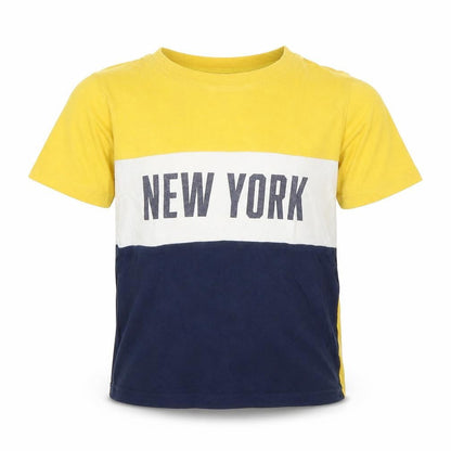 H&M Boys Yellow   Basic T-Shirt Size 5-6 Years