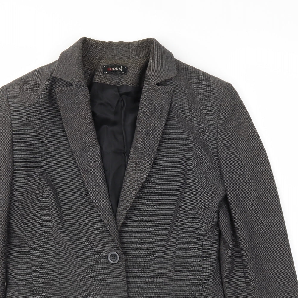 Womens UK Size 10 Kookai Regular Brown Blazer