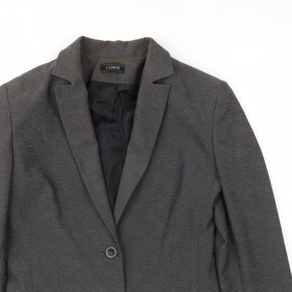 Womens UK Size 10 Kookai Regular Brown Blazer