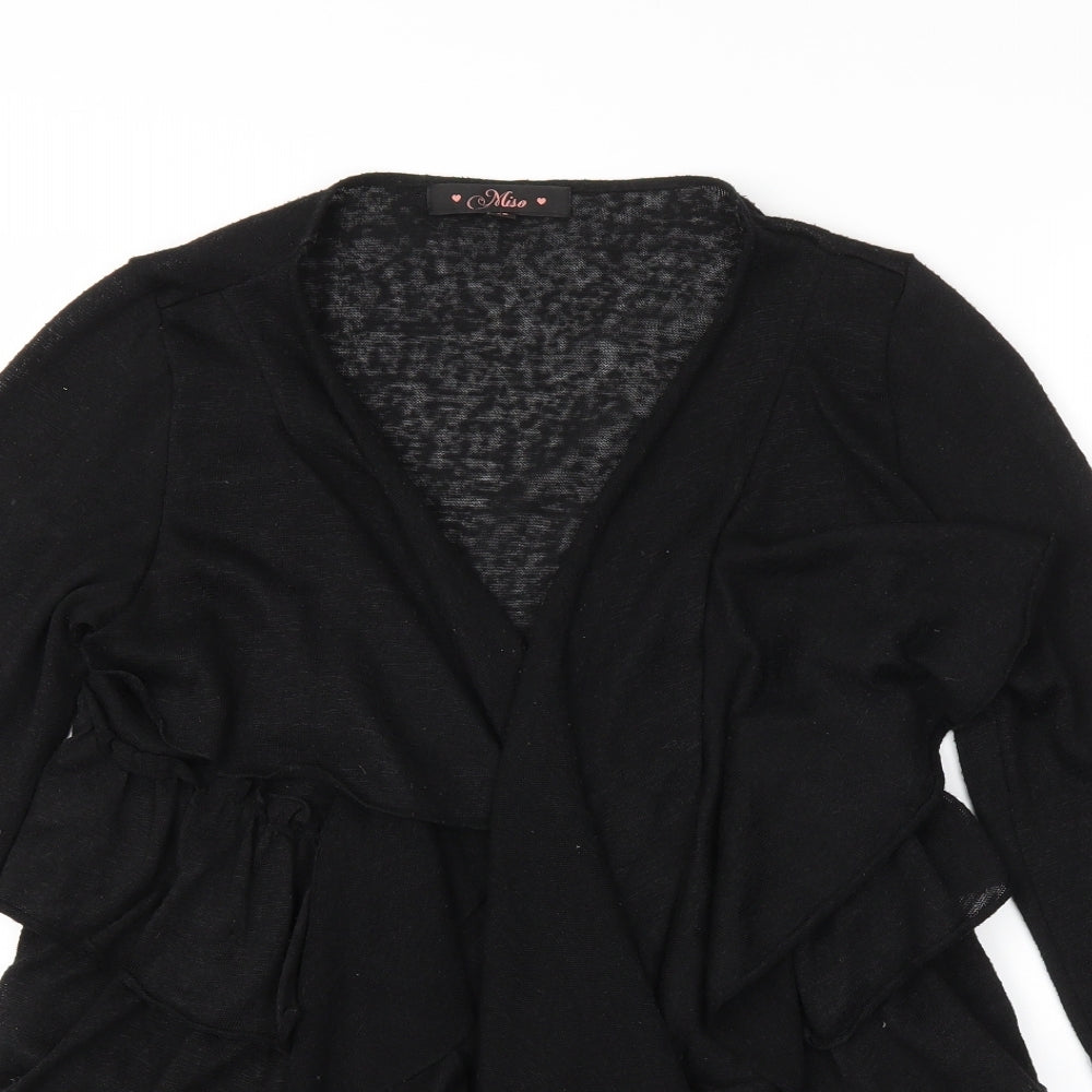 Miso Womens Black   Cardigan Jumper Size 12