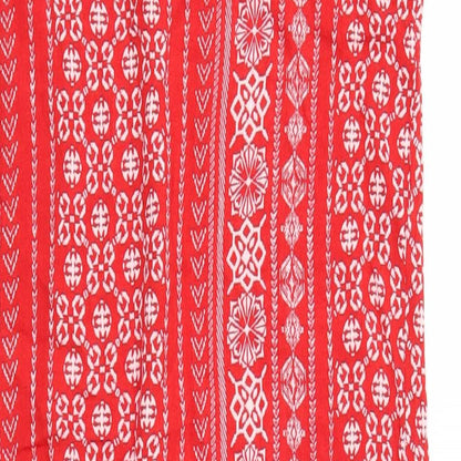 Debehams Womens Red Argyle/Diamond  Fit & Flare  Size 10