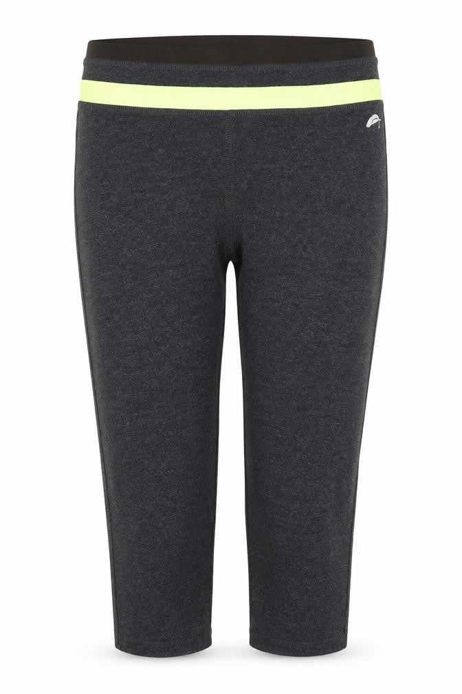 Womens UK Size S F&F Regular Fit Capri Grey Trousers