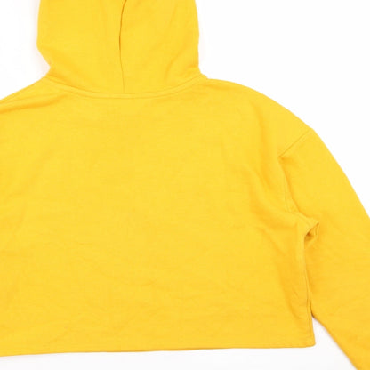 Divided by H&M Womens Yellow   Pullover Jumper Size S  - crop