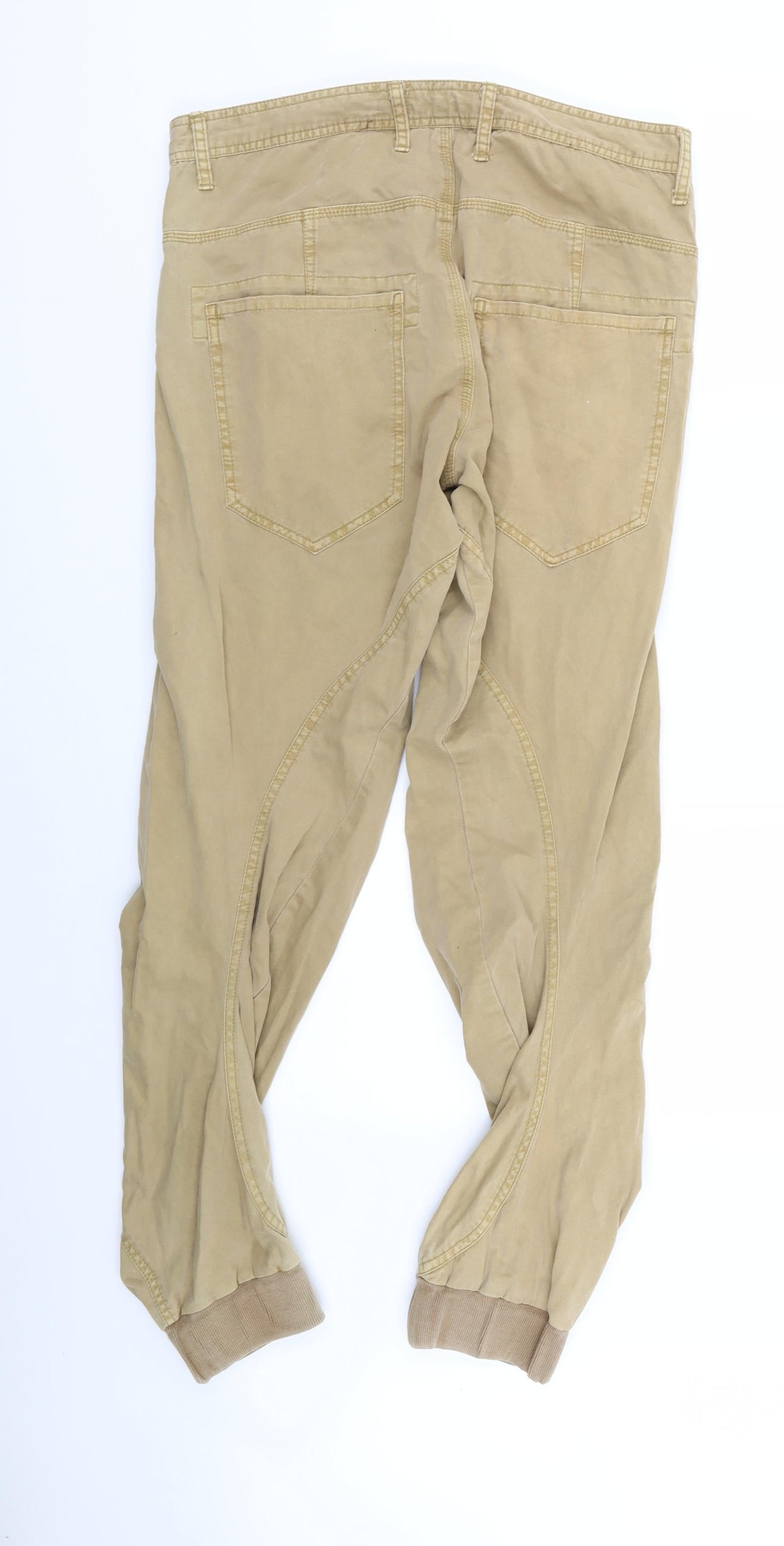 denim collection Mens Beige   Chino Trousers Size 32 in L32 in