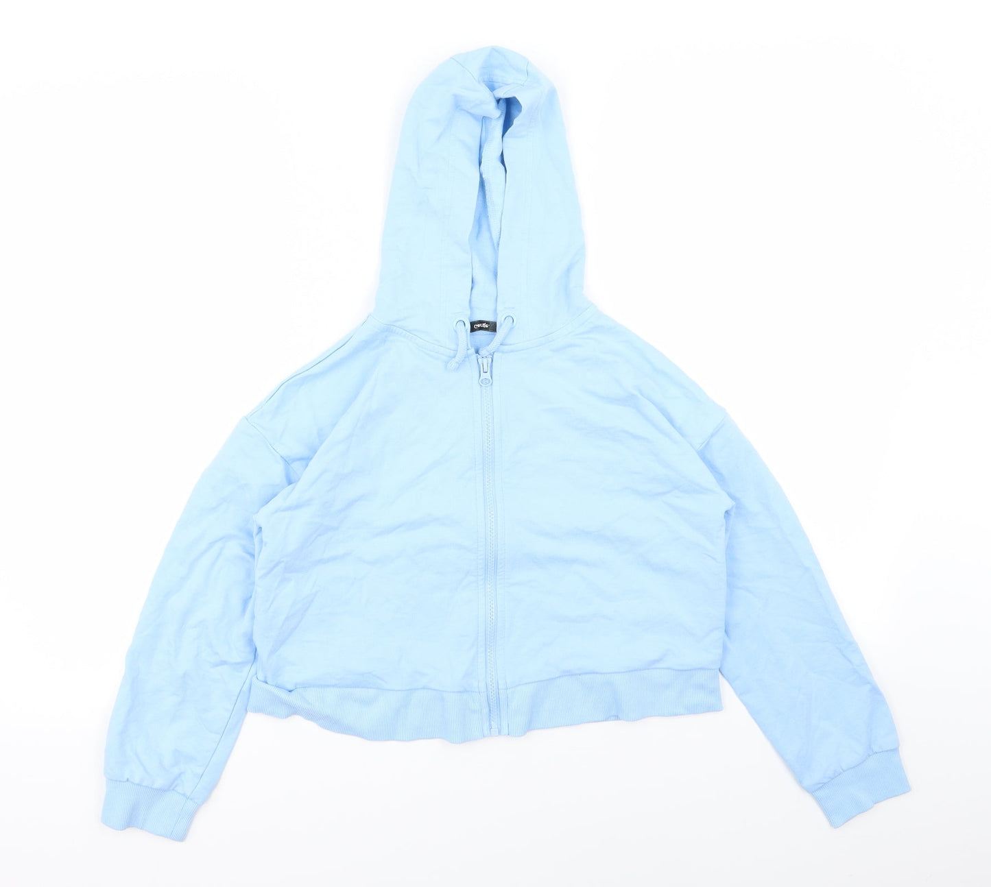 Asda George Girls Blue   Full Zip Jumper Size 9-10 Years