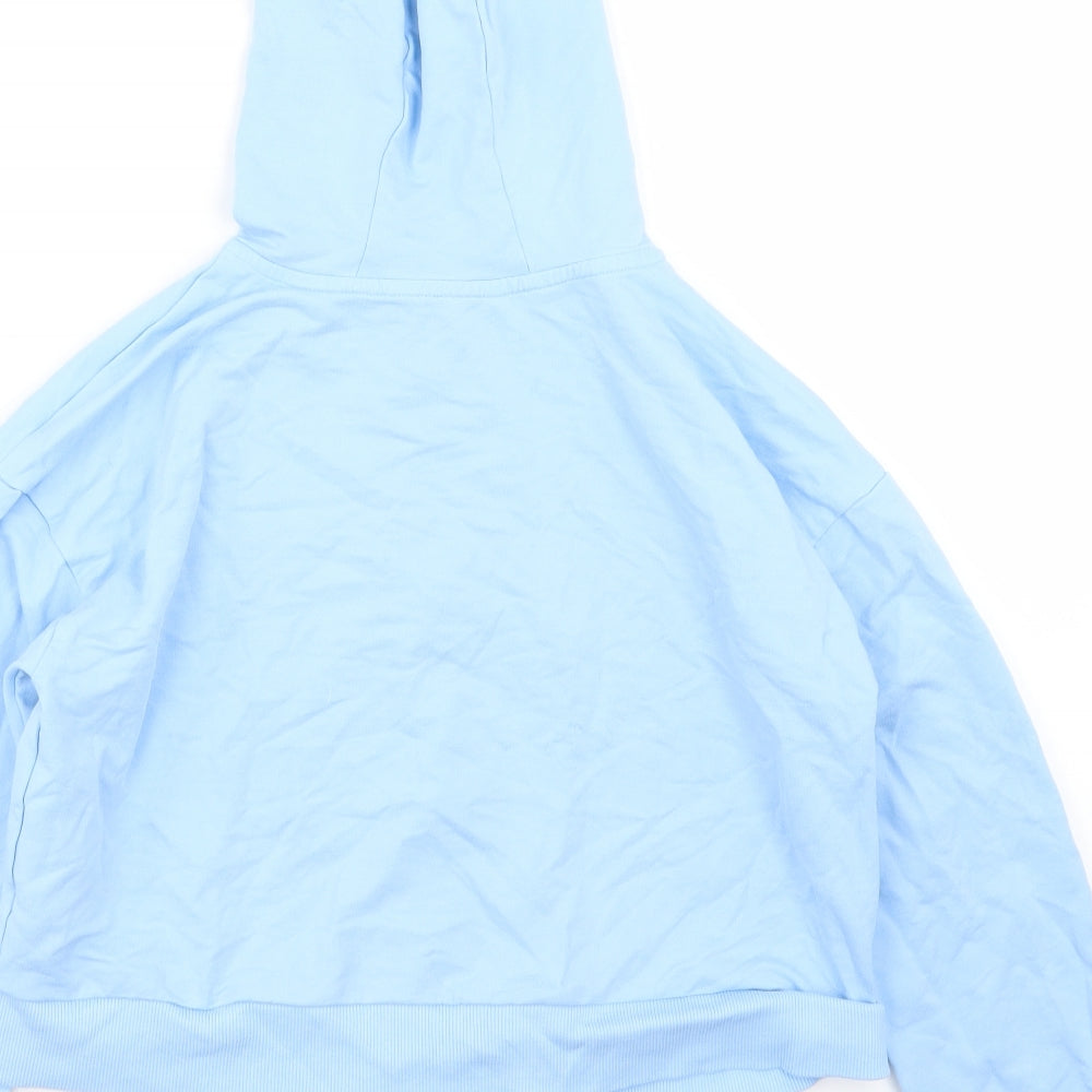 Asda George Girls Blue   Full Zip Jumper Size 9-10 Years