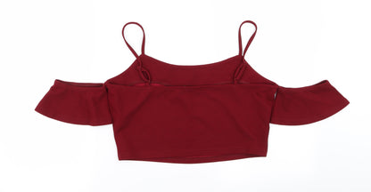 SheIn Womens Red   Camisole Tank Size 14  - crop