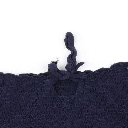 Womens UK Size M sinsay Blue Basic T-Shirt