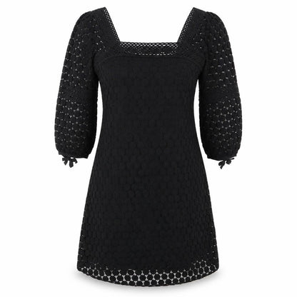 Solitaire Womens Black   Fit & Flare  Size S