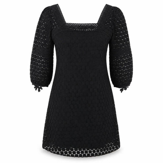 Solitaire Womens Black   Fit & Flare  Size S