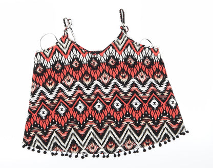 Primark Womens Multicoloured Geometric  Camisole Tank Size 12