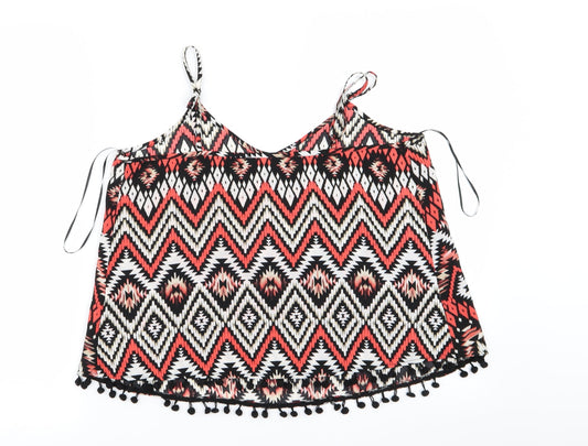 Primark Womens Multicoloured Geometric  Camisole Tank Size 12