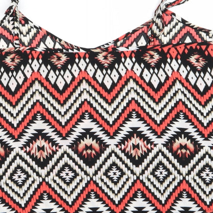 Primark Womens Multicoloured Geometric  Camisole Tank Size 12