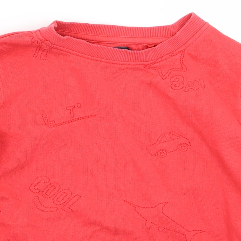 Next Boys Red   Pullover Jumper Size 3-4 Years