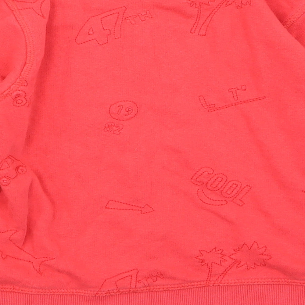 Next Boys Red   Pullover Jumper Size 3-4 Years
