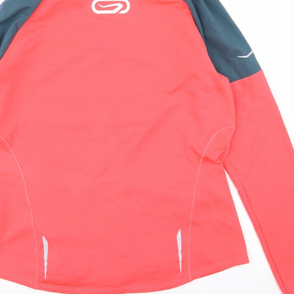 DECATHLON Womens Pink   Full Zip Jumper Size 10